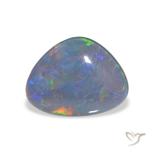Triplet d'opale Multicolore naturelle Fantaisie, 3.87 ct, Opaque