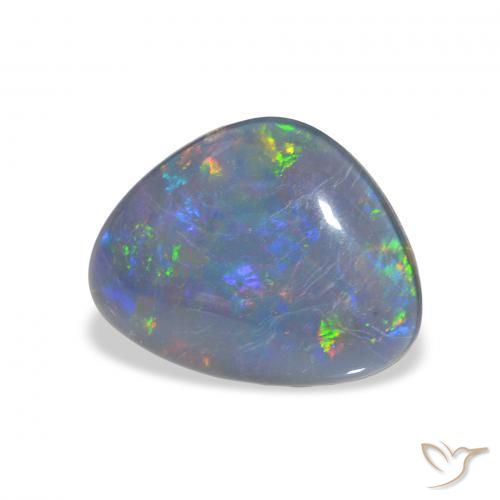 Triplet d'opale Multicolore naturelle Fantaisie, 3.87 ct, Opaque