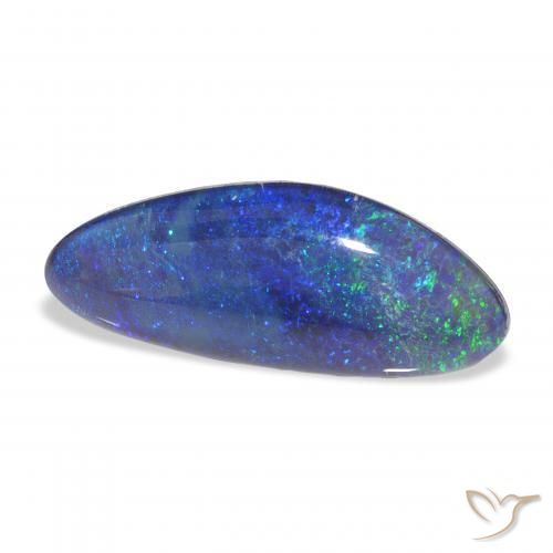 Triplet d'opale Multicolore naturelle Fantaisie, 7.40 ct, Opaque