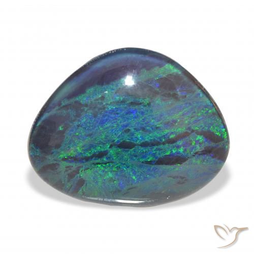 Triplet d'opale Multicolore naturelle Fantaisie, 11.50 ct, Opaque