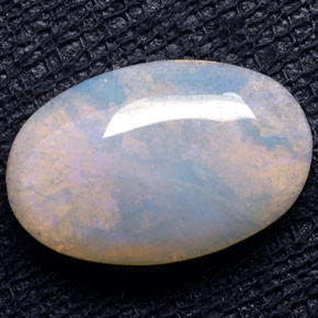 Opale multicolore naturelle transparent, 4,49 ct, transparent / translucide