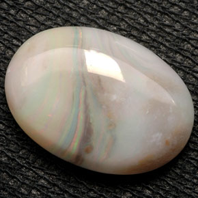 Opale multicolore naturelle transparent, 6,06 ct, transparent / translucide