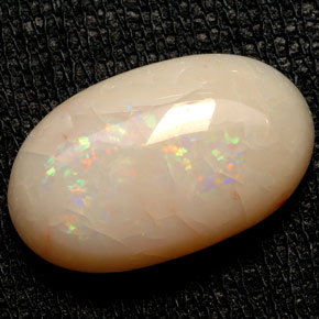 Opale multicolore naturelle transparent, 7,70 ct, transparent / translucide