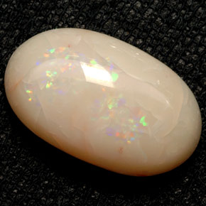 Opale multicolore naturelle transparent, 7,70 ct, transparent / translucide