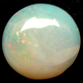 Opale multicolore naturelle transparent, 1,88 ct, transparent / translucide