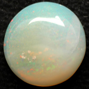 Opale multicolore naturelle transparent, 1,88 ct, transparent / translucide