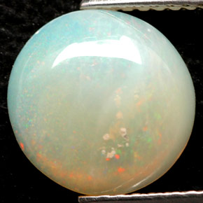 Opale multicolore naturelle transparent, 1,88 ct, transparent / translucide