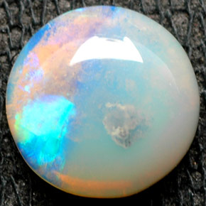 Opale multicolore naturelle transparent, 1,11 ct, transparent / translucide