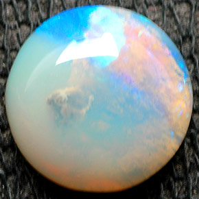 Opale multicolore naturelle transparent, 1,11 ct, transparent / translucide