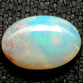 Opale multicolore naturelle transparent, 1,68 ct, transparent / translucide