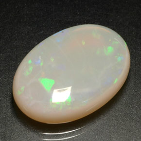 Opale multicolore naturelle transparent, 10,36 ct, transparent / translucide