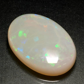 Opale multicolore naturelle transparent, 10,36 ct, transparent / translucide