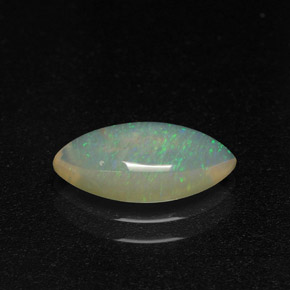 Opale multicolore naturelle marquise, 1,31 ct, transparent