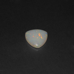 Opale multicolore naturelle transparent, 0,46 ct, transparent / translucide