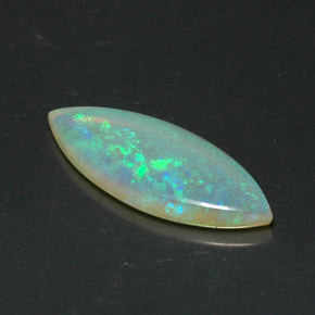 Opale multicolore naturelle transparent, 3,53 ct, transparent / translucide