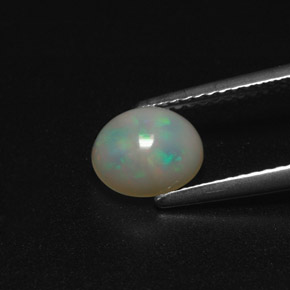 Opale multicolore naturelle transparent, 0,94 ct, transparent / translucide
