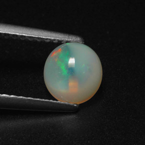 Opale multicolore naturelle transparent, 0,72 ct, transparent / translucide