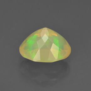 Opale multicolore naturelle coupe ovale, 1,85 ct, transparent