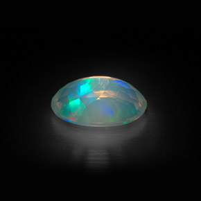 Opale Multicolore naturelle Transparent, 1.68 ct, Transparent / Translucide