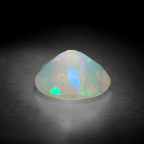 Opale multicolore naturelle transparent, 0,91 ct, transparent / translucide