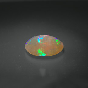 Opale multicolore naturelle transparent, 1,06 ct, transparent / translucide