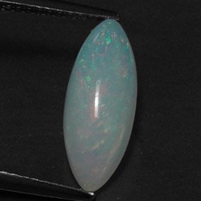 Opale multicolore naturelle transparent, 1,56 ct, transparent / translucide