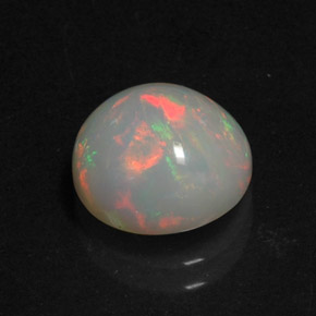 Opale multicolore naturelle transparent, 2,41 ct, transparent / translucide