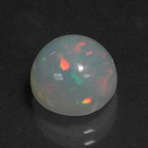 Opale multicolore naturelle transparent, 3,09 ct, transparent / translucide