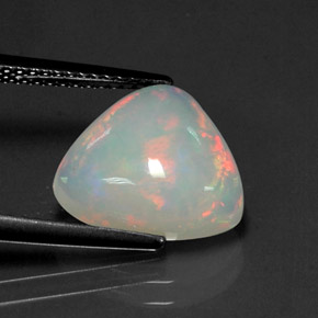Opale multicolore naturelle transparent, 3,19 ct, transparent / translucide