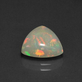 Opale multicolore naturelle transparent, 2,02 ct, transparent / translucide