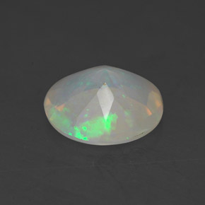 Opale multicolore naturelle transparent, 1,84 ct, transparent / translucide
