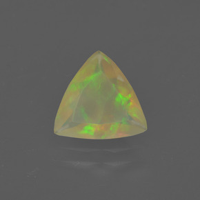 Opale Multicolore naturelle Trillion, 0.95 ct, Translucide