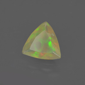 Opale Multicolore naturelle Trillion, 0.95 ct, Translucide
