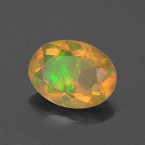 Opale multicolore naturelle transparent, 0,74 ct, transparent / translucide