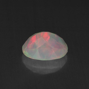 Opale multicolore naturelle transparent, 0,80 ct, transparent / translucide