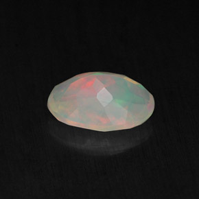 Opale multicolore naturelle transparent, 0,77 ct, transparent / translucide