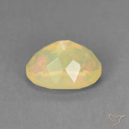 Opale Multicolore naturelle ovale, 0.98 ct, Transparent