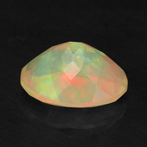 Opale multicolore naturelle transparent, 1,22 ct, transparent / translucide