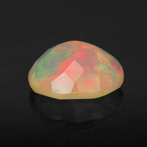 Opale multicolore naturelle transparent, 1,20 ct, transparent / translucide