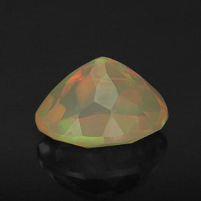 Opale multicolore naturelle transparent, 1,43 ct, transparent / translucide
