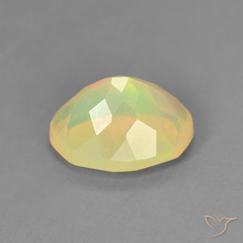 Opale Multicolore naturelle ovale, 1.24 ct, Translucide