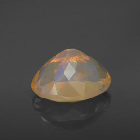 Opale multicolore naturelle transparent, 2,81 ct, transparent / translucide