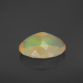Opale multicolore naturelle transparent, 2,31 ct, transparent / translucide