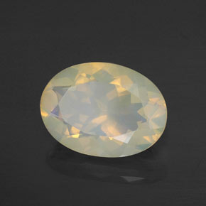 Opale multicolore naturelle transparent, 2,49 ct, transparent / translucide
