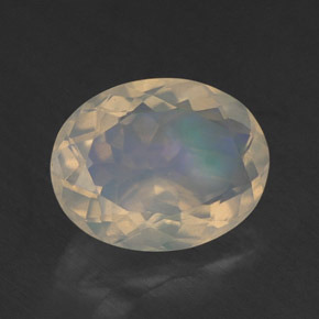 Opale multicolore naturelle transparent, 2,03 ct, transparent / translucide
