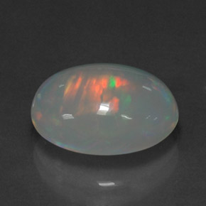 Opale multicolore naturelle transparent, 3,04 ct, transparent / translucide
