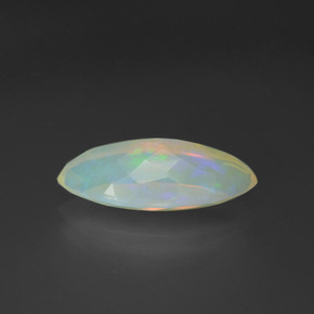 Opale multicolore naturelle marquise, 2,16 ct, transparent