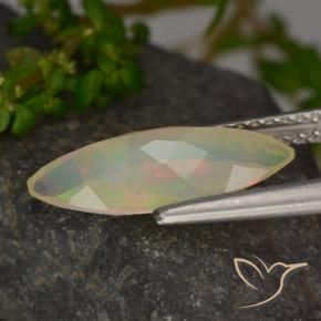 Opale Multicolore naturelle Marquise, 1.27 ct, Transparent