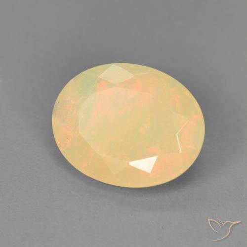 1.48ct Naturel Multicolore Opale, ovale, Translucide