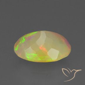 Opale Multicolore naturelle ovale, 1.81 ct, Translucide